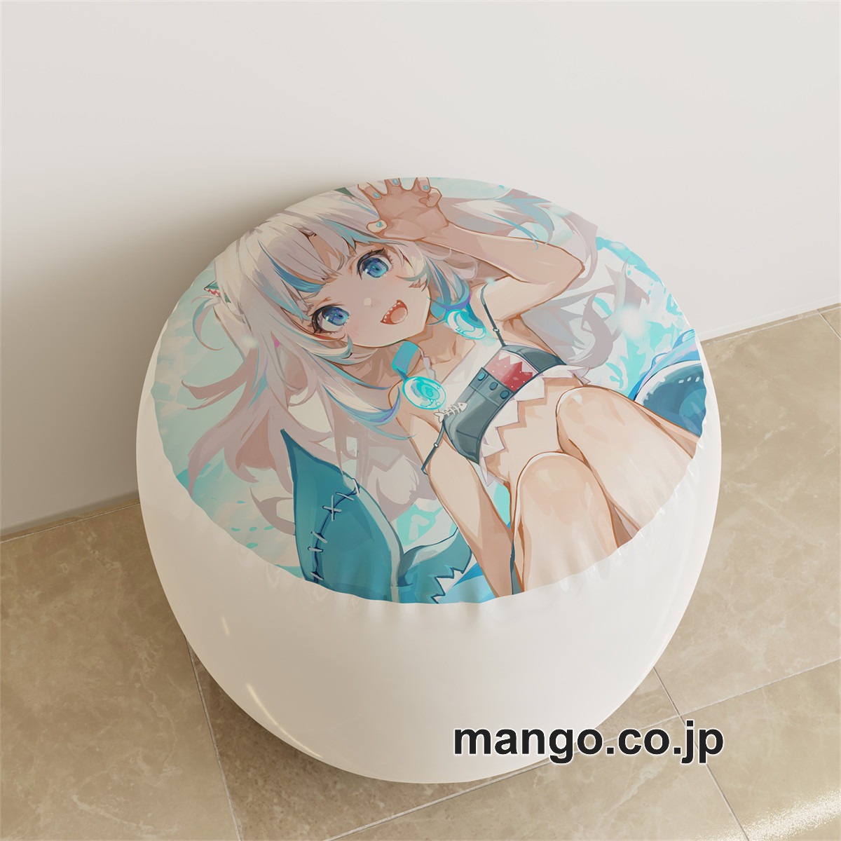 PVC ラウンドスツール【バーチャルYouTuber】がうる・ぐら アニメ キャラクターグッズ PVC製 ラウンドスツール コレクション用