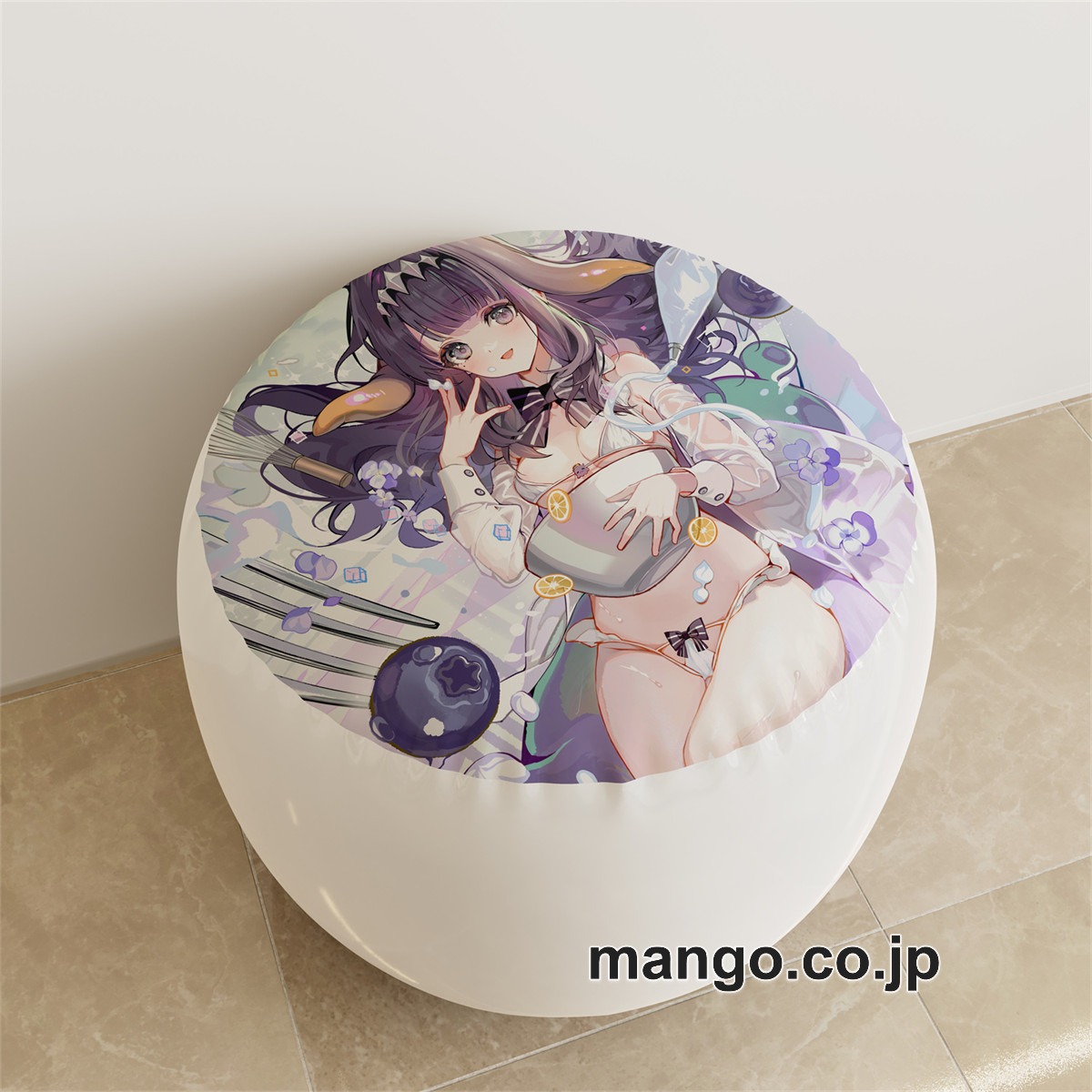 PVC ラウンドスツール【バーチャルYouTuber】一伊那尓栖 アニメ キャラクターグッズ PVC製 ラウンドスツール コレクション用 2