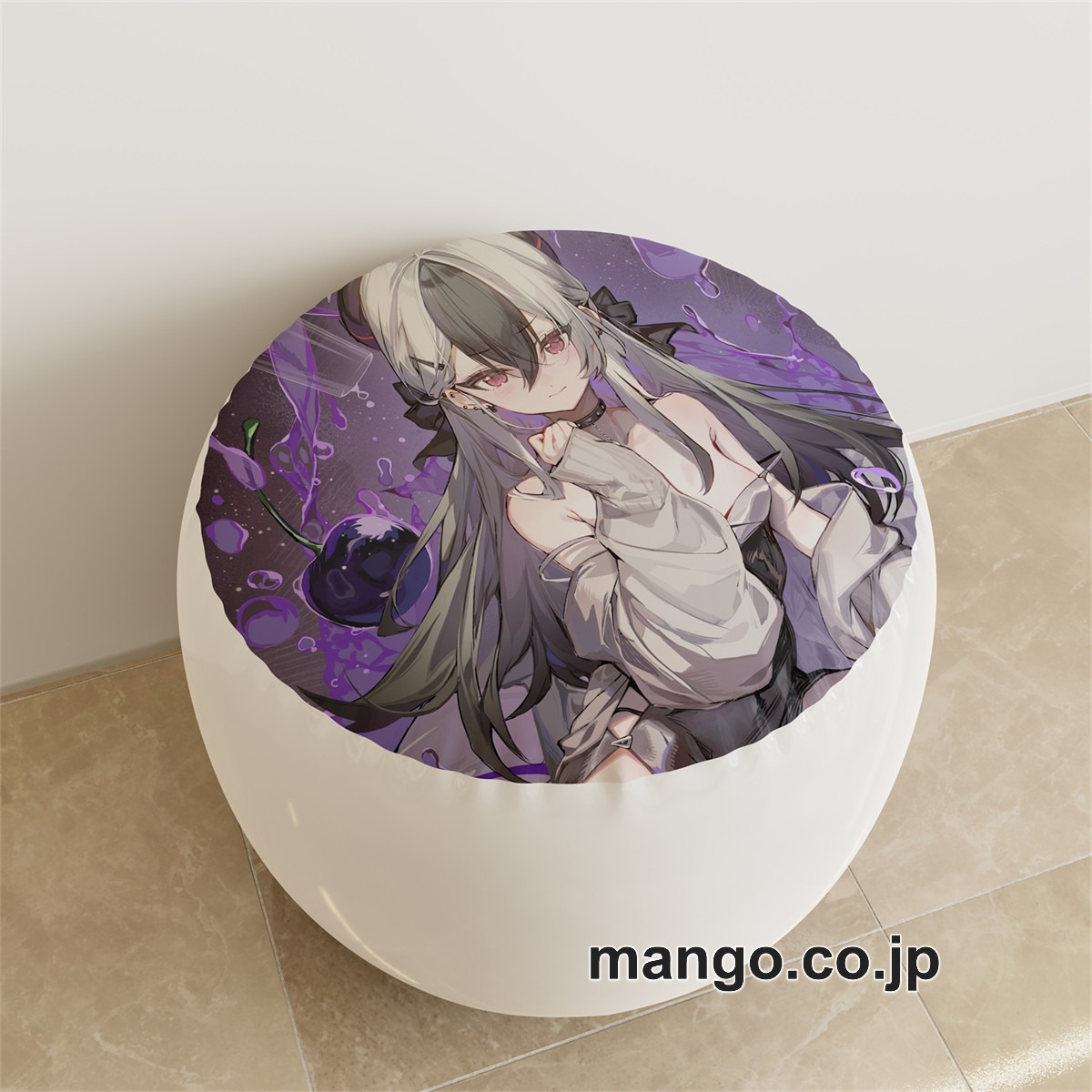PVC ラウンドスツール【ブルーアーカイブ】鬼方カヨコ 空崎ヒナ アニメ キャラクターグッズ PVC製 ラウンドスツール コレクション用