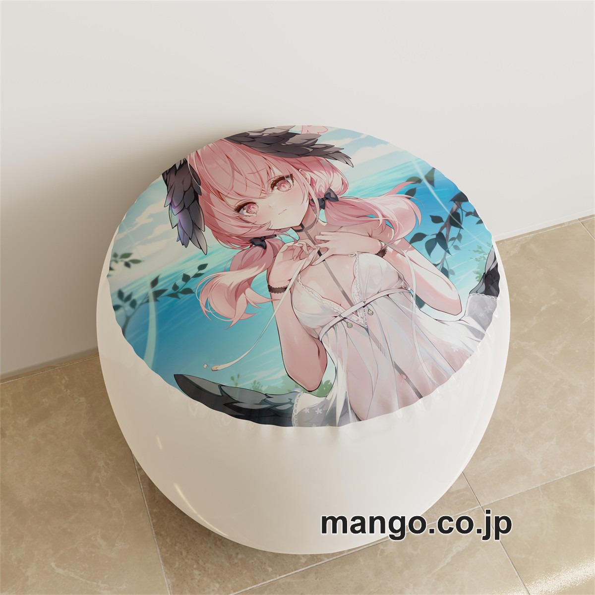 PVC ラウンドスツール【ブルーアーカイブ】聖園ミカ 下江コハル アニメ キャラクターグッズ PVC製 ラウンドスツール コレクション用 2