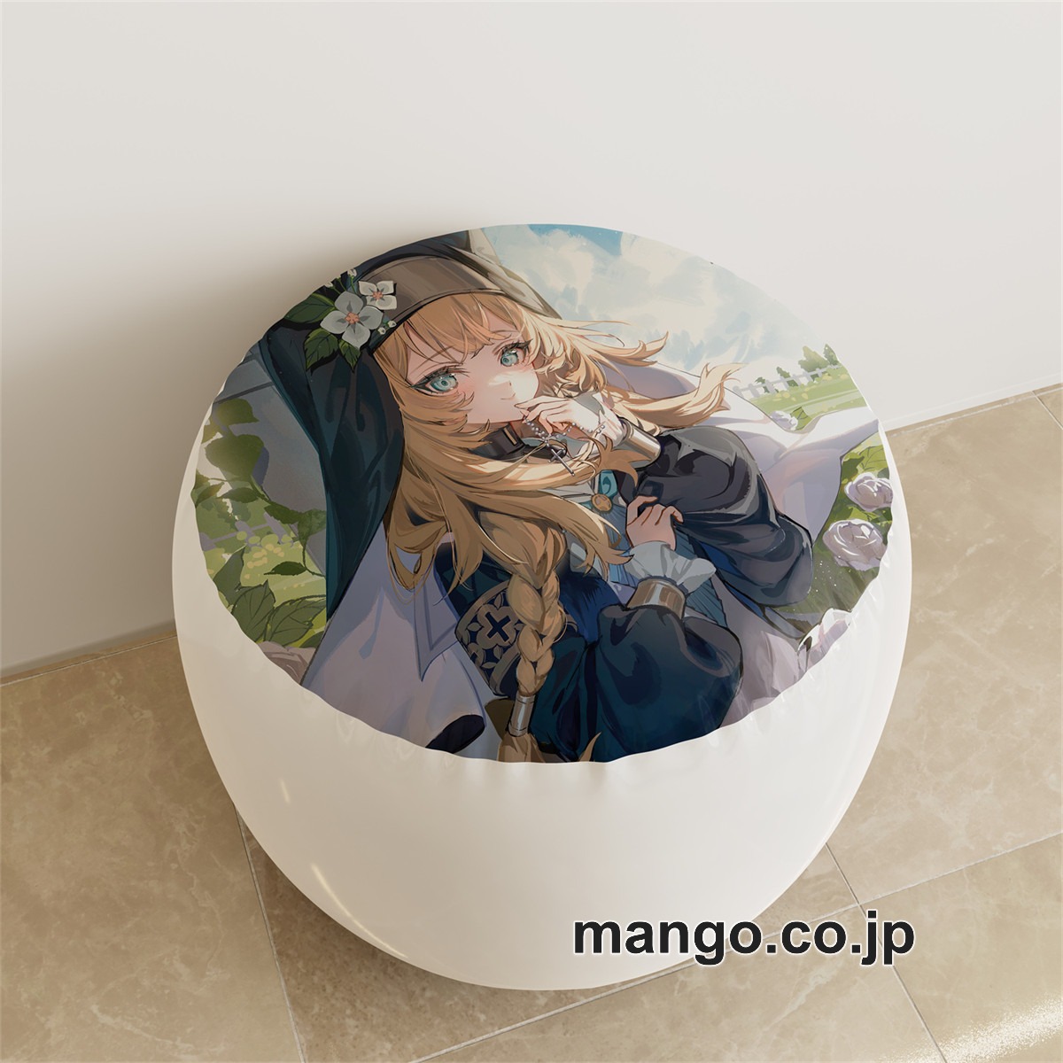 PVC ラウンドスツール【ブルーアーカイブ】伊落マリー 早瀬ユウカ アニメ キャラクターグッズ PVC製 ラウンドスツール コレクション用