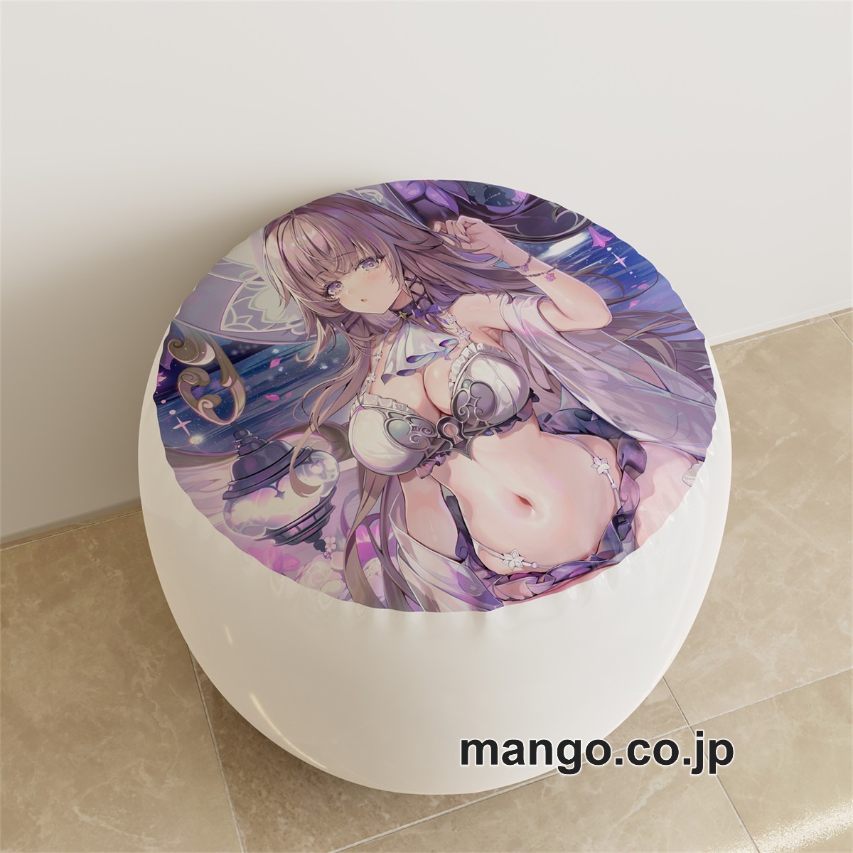 PVC ラウンドスツール【崩壊スターレイル】ブラックスワン ヘルタ アニメ キャラクターグッズ PVC製 ラウンドスツール コレクション用 2