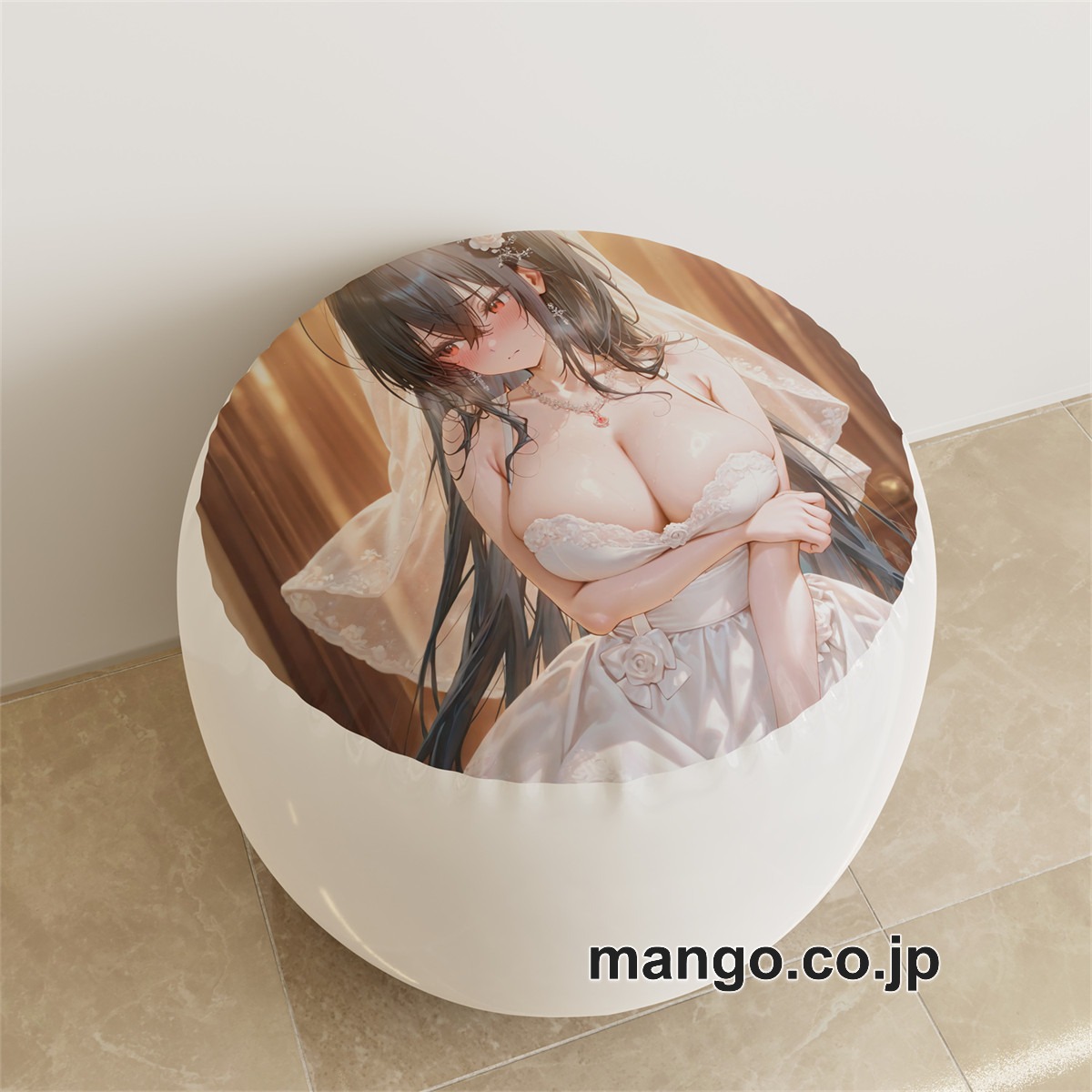 PVC ラウンドスツール【アズールレーン】大鳳 アニメ キャラクターグッズ PVC製 ラウンドスツール コレクション用 2
