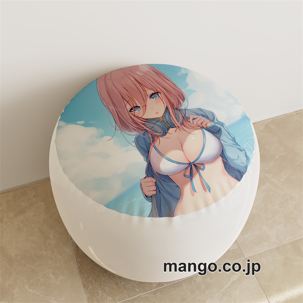PVC ラウンドスツール【五等分の花嫁】中野三玖 アニメ キャラクターグッズ PVC製 ラウンドスツール コレクション用