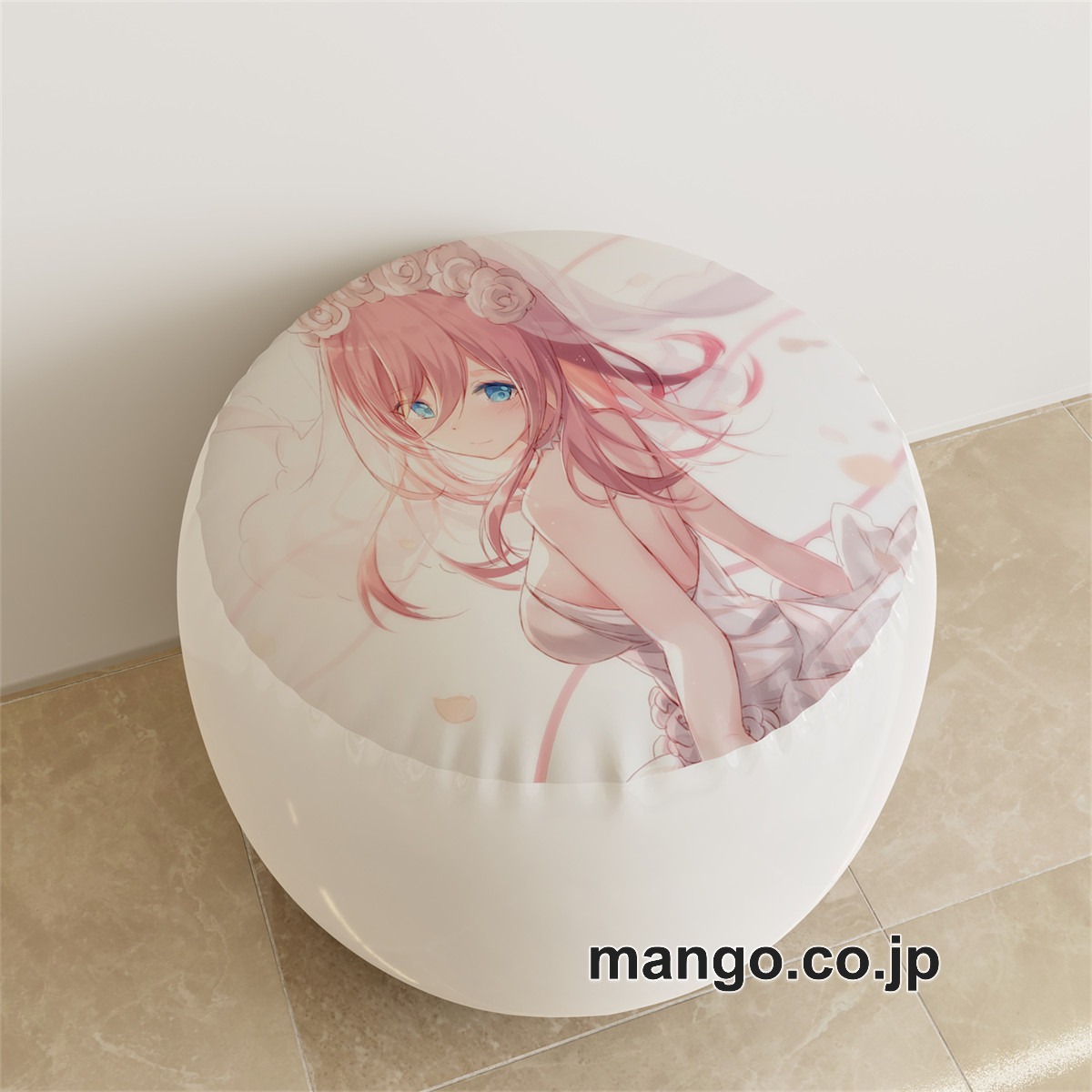 PVC ラウンドスツール【五等分の花嫁】中野三玖 アニメ キャラクターグッズ PVC製 ラウンドスツール コレクション用 2
