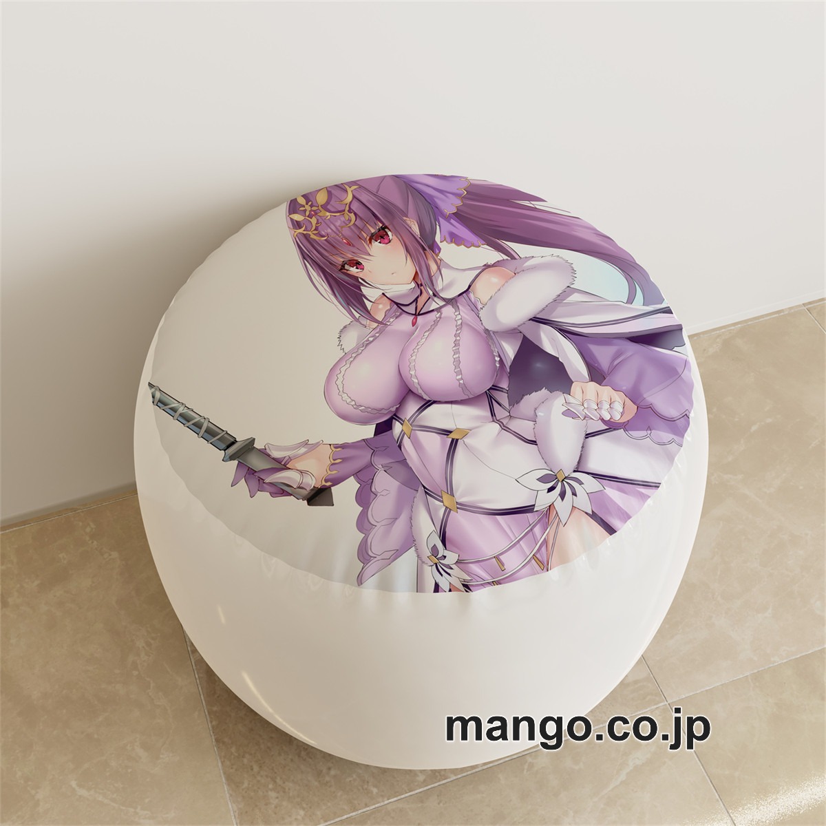 PVC ラウンドスツール【Fate】スカサハ アニメ キャラクターグッズ PVC製 ラウンドスツール コレクション用