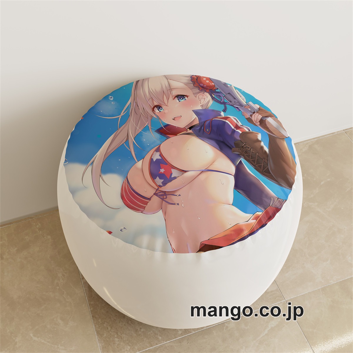 PVC ラウンドスツール【アズールレーン】ブレマートン 武蔵 アニメ キャラクターグッズ PVC製 ラウンドスツール コレクション用 2