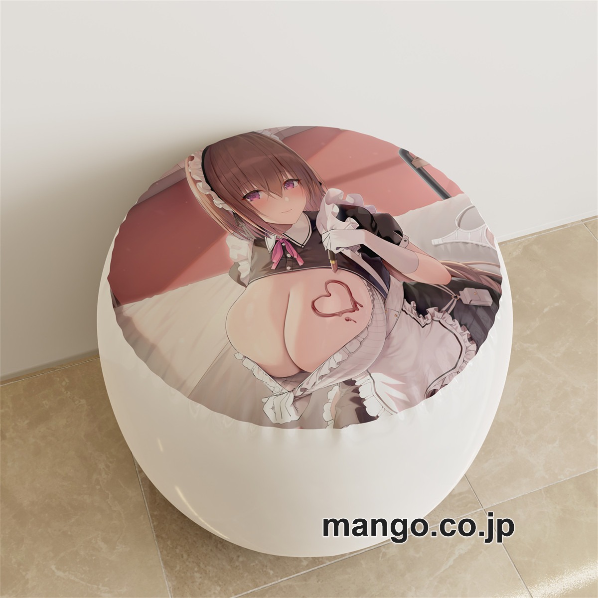 PVC ラウンドスツール【オリジナル】メイド アニメ キャラクターグッズ PVC製 ラウンドスツール コレクション用