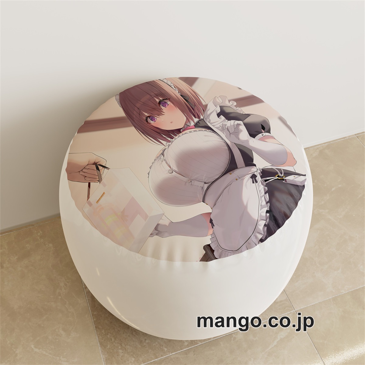 PVC ラウンドスツール【オリジナル】メイド アニメ キャラクターグッズ PVC製 ラウンドスツール コレクション用 2