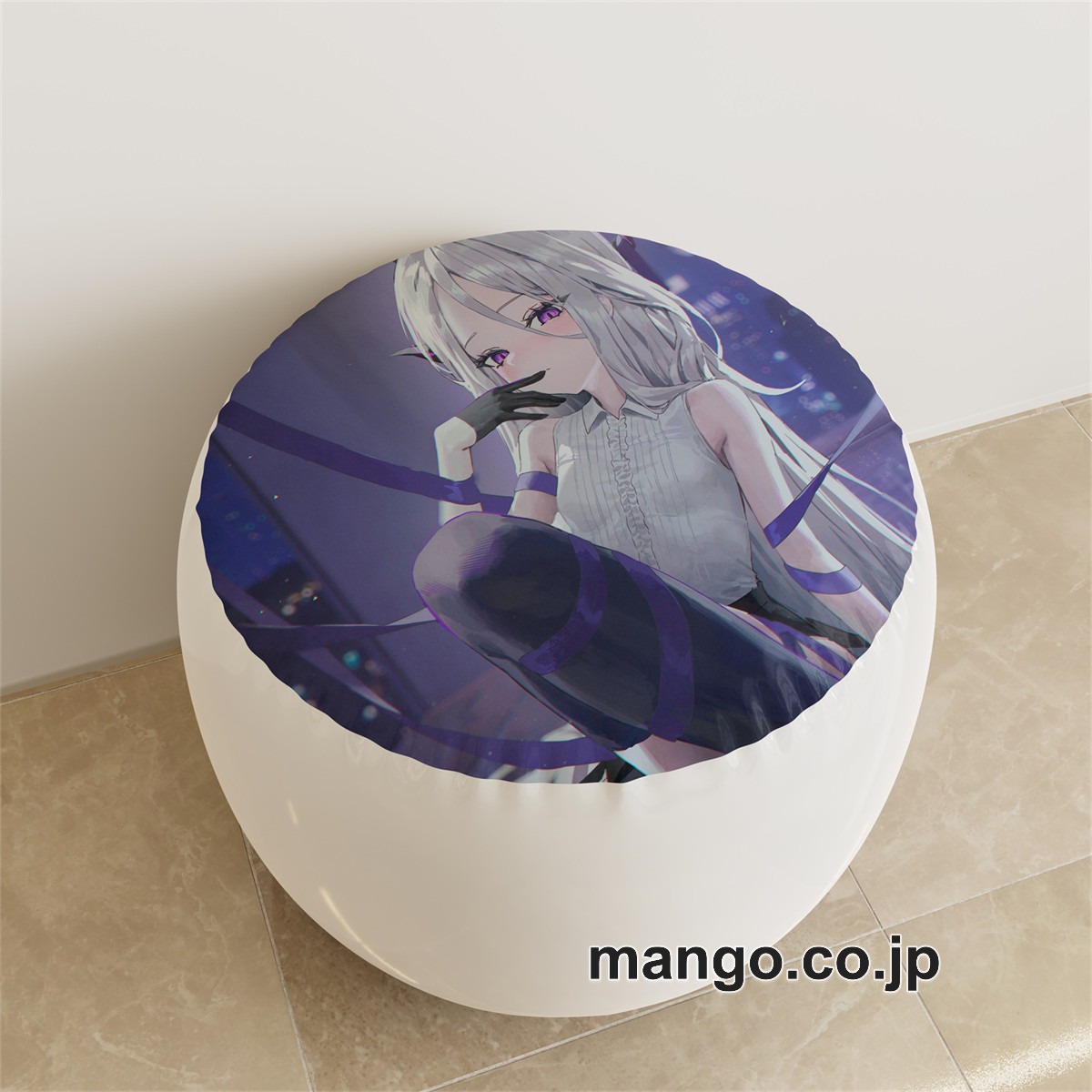PVC ラウンドスツール【ブルーアーカイブ】鬼方カヨコ 空崎ヒナ アニメ キャラクターグッズ PVC製 ラウンドスツール コレクション用 2