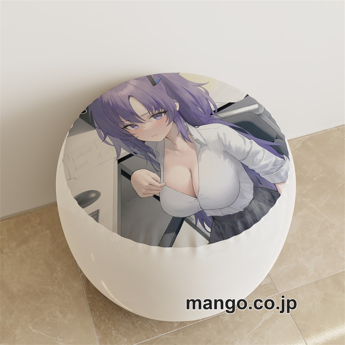 PVC ラウンドスツール【ブルーアーカイブ】早瀬ユウカ アニメ キャラクターグッズ PVC製 ラウンドスツール コレクション用 2