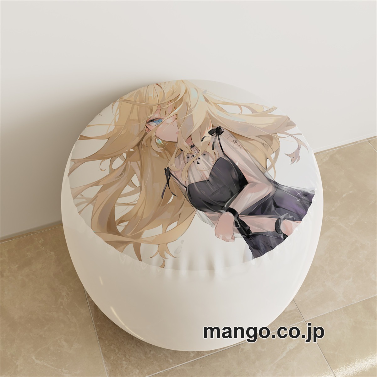 PVC ラウンドスツール【バーチャルYouTuber】ぺこらママ ワトソン・アメリア アニメ キャラクターグッズ PVC製 ラウンドスツール コレクション用 2