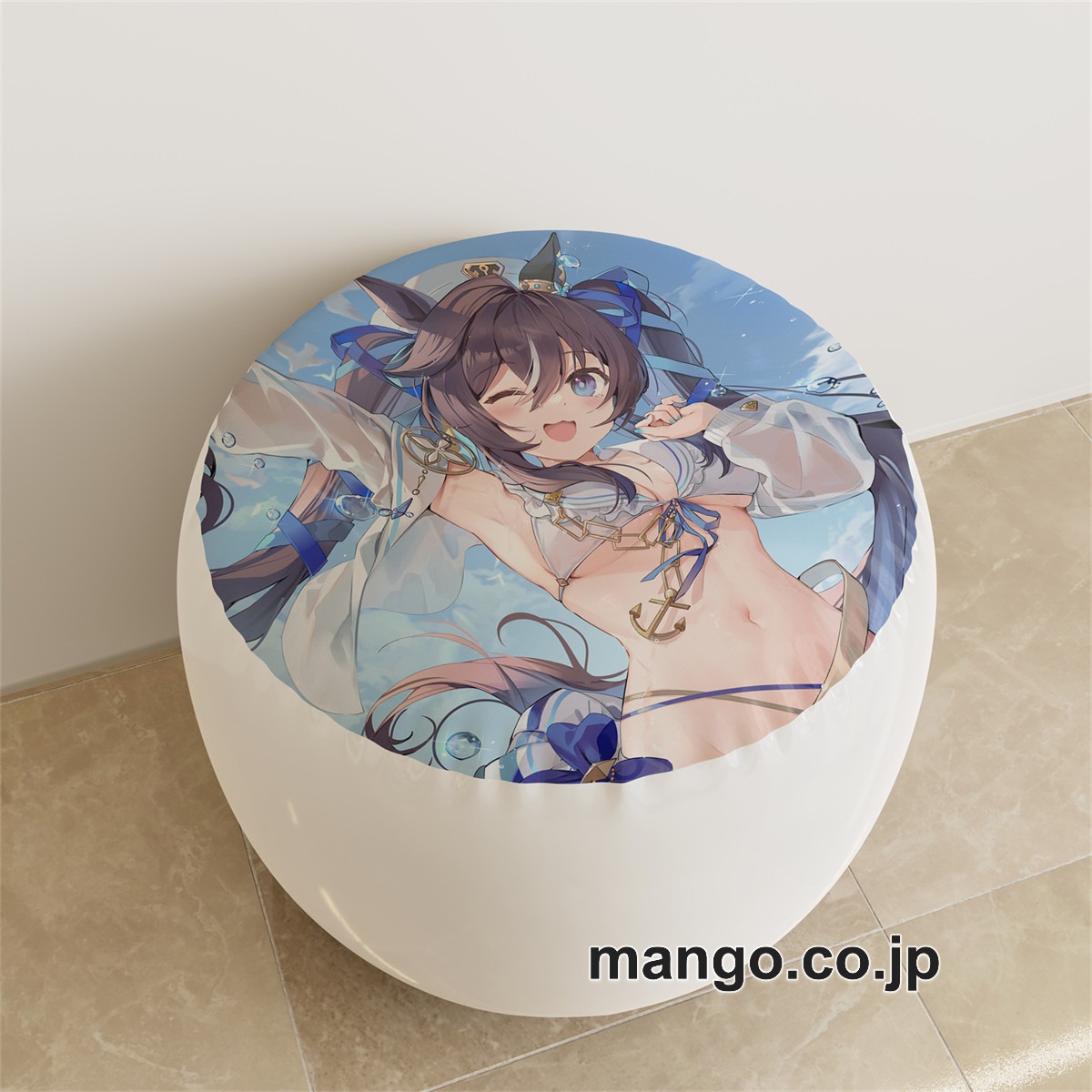 PVC ラウンドスツール【ウマ娘】ヴィブロス ヴィルシーナ アニメ キャラクターグッズ PVC製 ラウンドスツール コレクション用