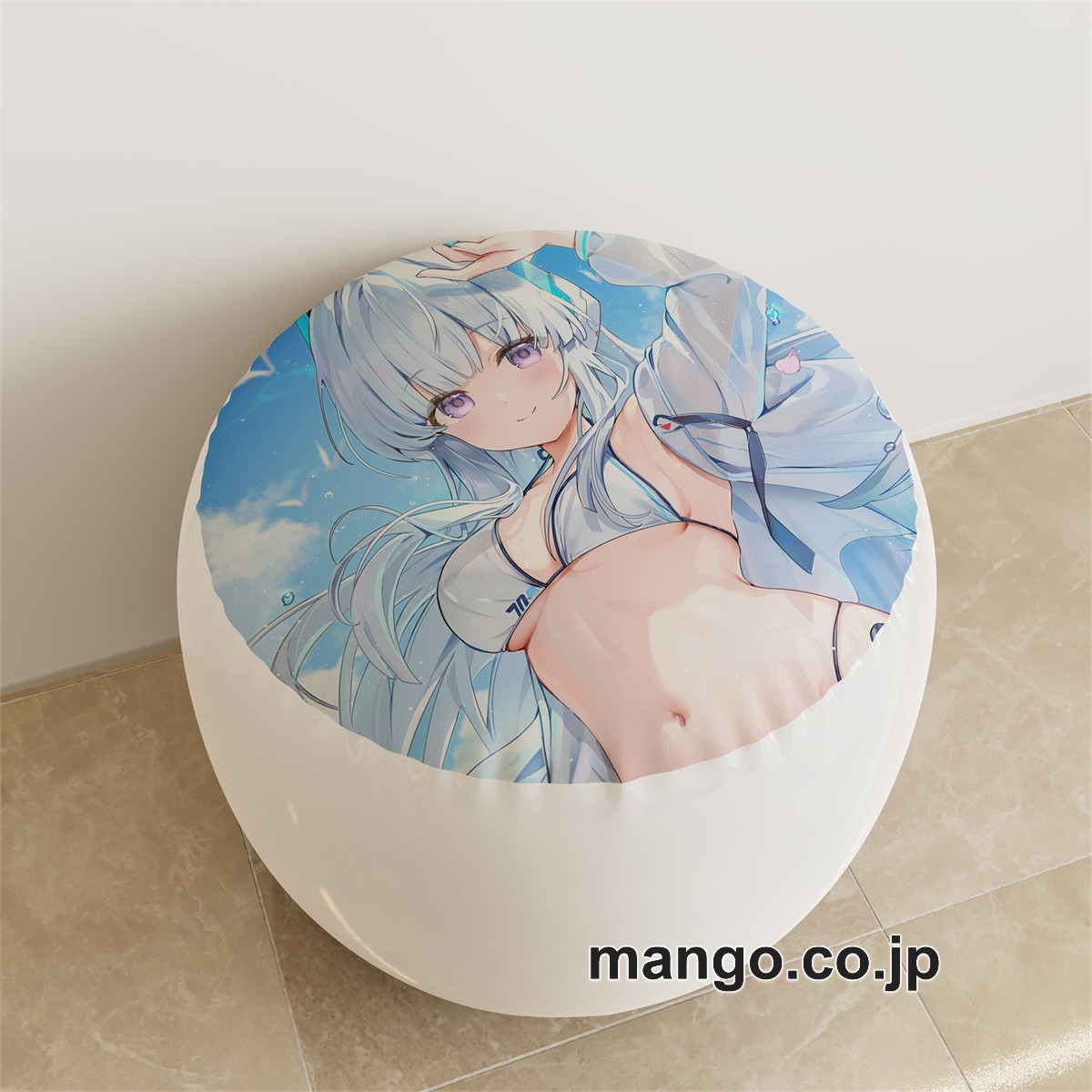 PVC ラウンドスツール【ブルーアーカイブ】砂狼シロコ 生塩ノア アニメ キャラクターグッズ PVC製 ラウンドスツール コレクション用 2