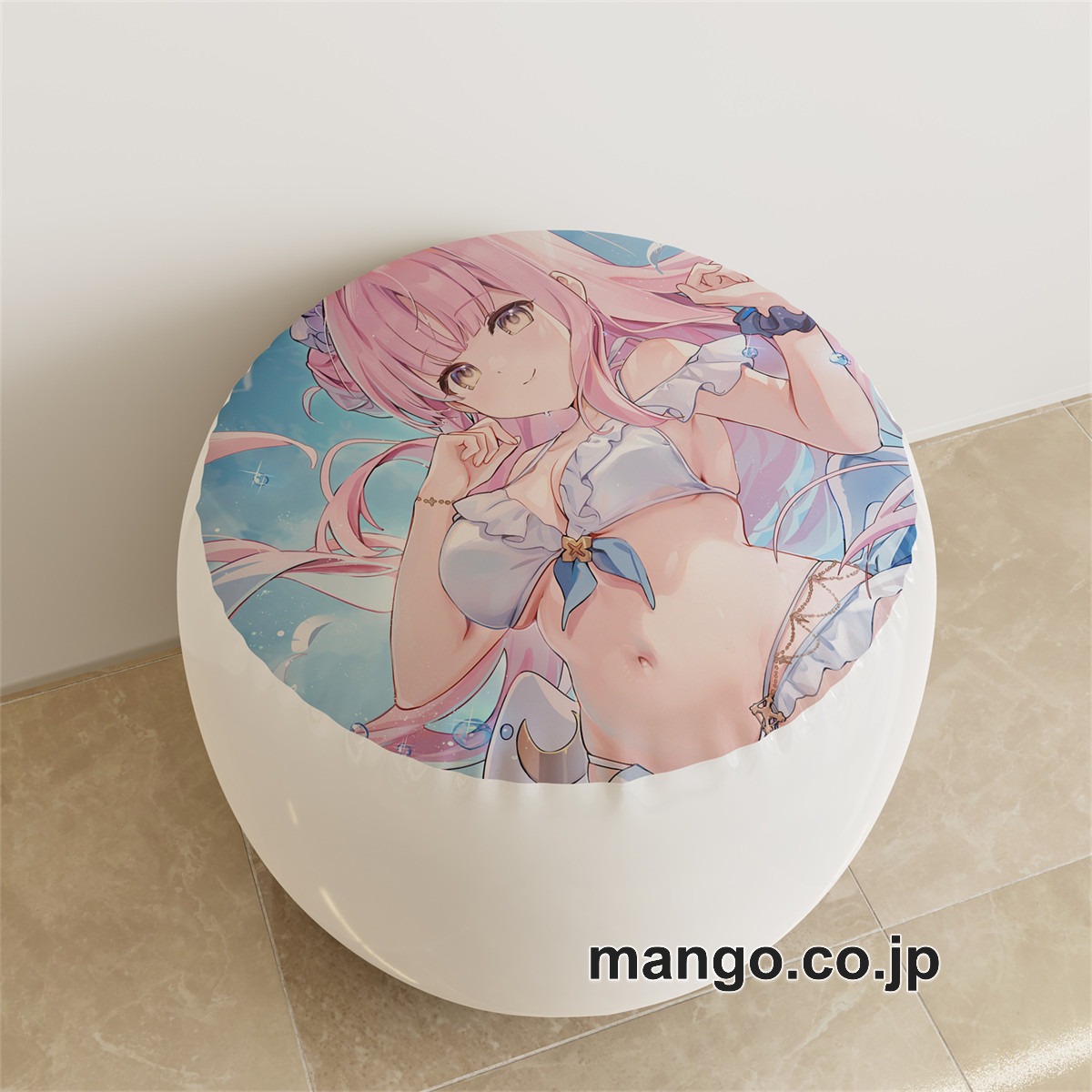PVC ラウンドスツール【ブルーアーカイブ】聖園ミカ アニメ キャラクターグッズ PVC製 ラウンドスツール コレクション用 2