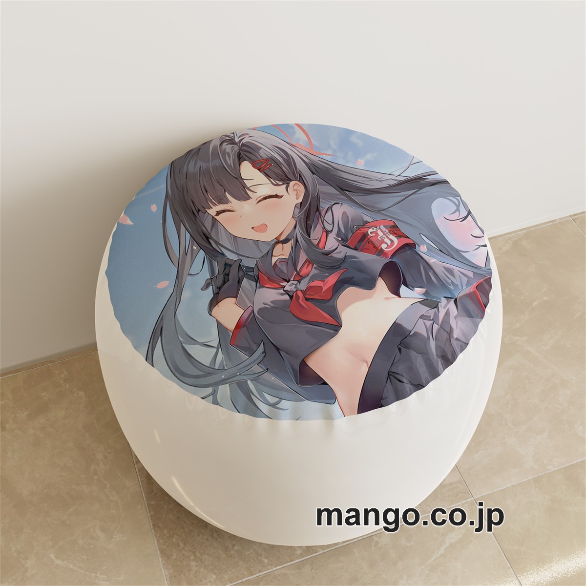 PVC ラウンドスツール【ブルーアーカイブ】月雪ミヤコ 仲正イチカ アニメ キャラクターグッズ PVC製 ラウンドスツール コレクション用 2