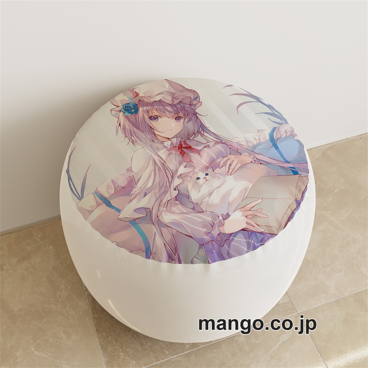 PVC ラウンドスツール【東方Project】パチュリー・ノーレッジ 東風谷早苗 アニメ キャラクターグッズ PVC製 ラウンドスツール コレクション用