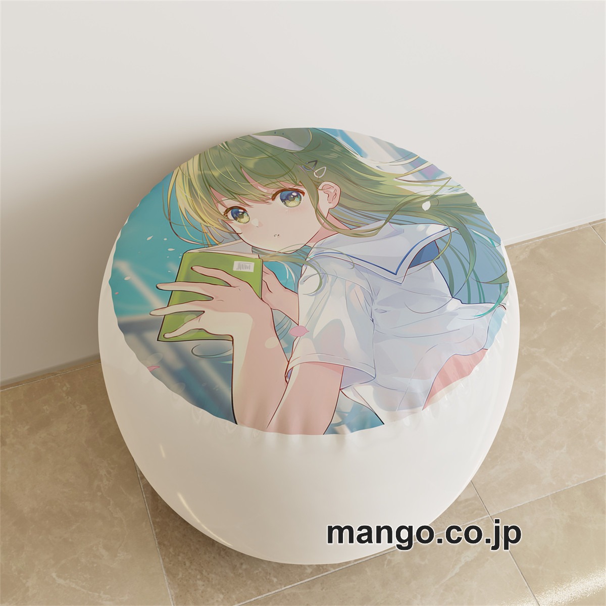 PVC ラウンドスツール【東方Project】パチュリー・ノーレッジ 東風谷早苗 アニメ キャラクターグッズ PVC製 ラウンドスツール コレクション用 2