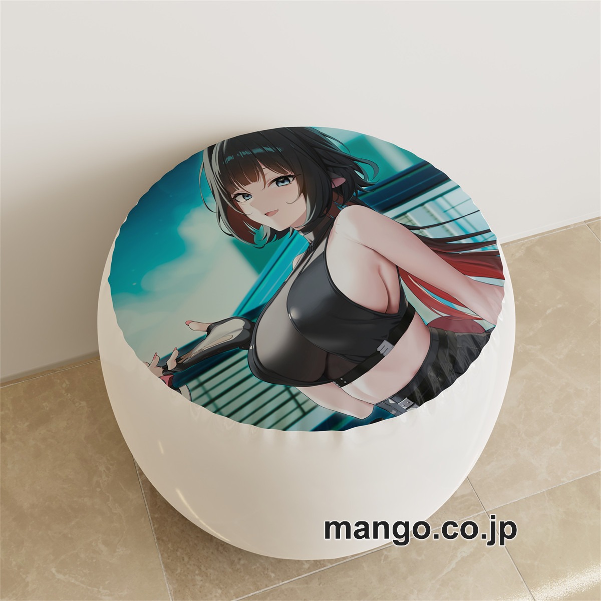 PVC ラウンドスツール【ZenlessZoneZero】ジェーン・ドゥ 青衣 アニメ キャラクターグッズ PVC製 ラウンドスツール コレクション用