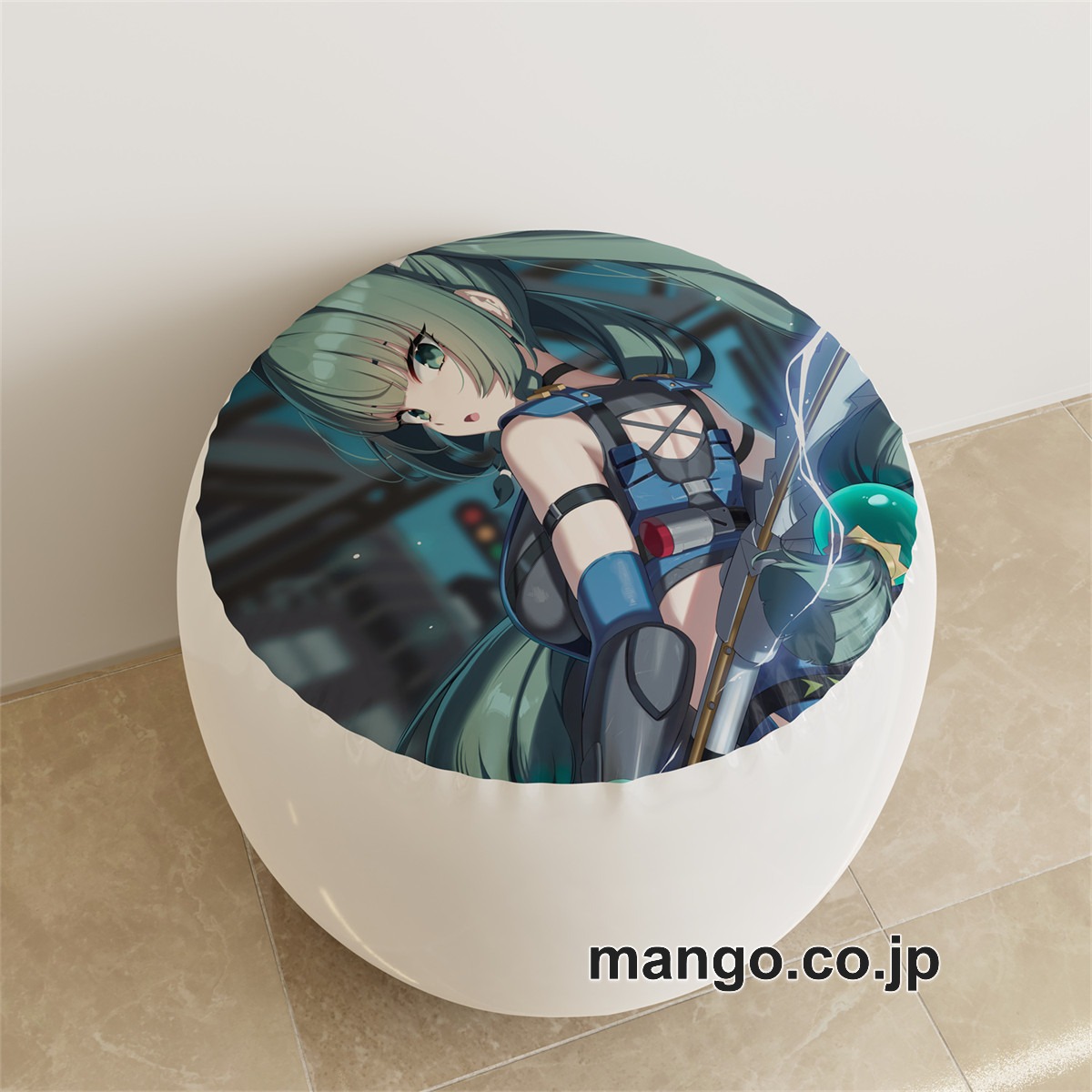 PVC ラウンドスツール【ZenlessZoneZero】ジェーン・ドゥ 青衣 アニメ キャラクターグッズ PVC製 ラウンドスツール コレクション用 2