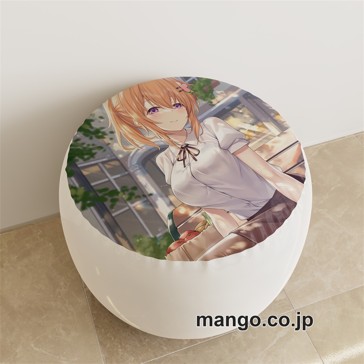 PVC ラウンドスツール【ご注文はうさぎですか】保登心愛? 香風智乃 アニメ キャラクターグッズ PVC製 ラウンドスツール コレクション用