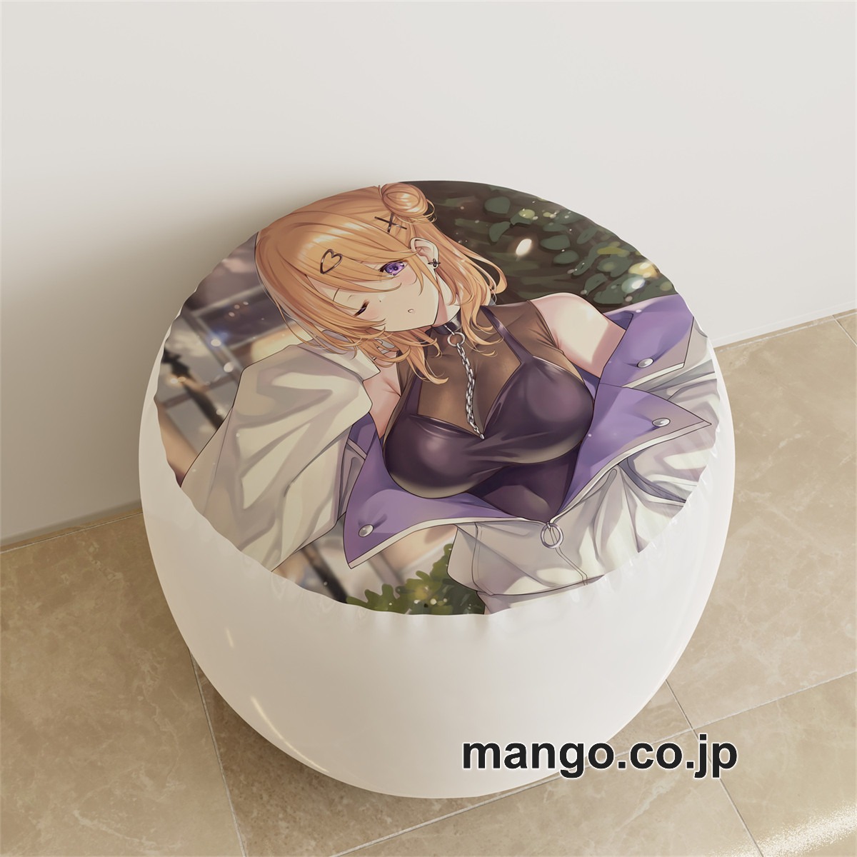 PVC ラウンドスツール【ご注文はうさぎですか】保登心愛? 香風智乃 アニメ キャラクターグッズ PVC製 ラウンドスツール コレクション用