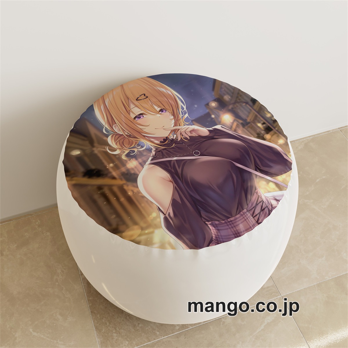 PVC ラウンドスツール【ご注文はうさぎですか】保登心愛? 香風智乃 アニメ キャラクターグッズ PVC製 ラウンドスツール コレクション用 2