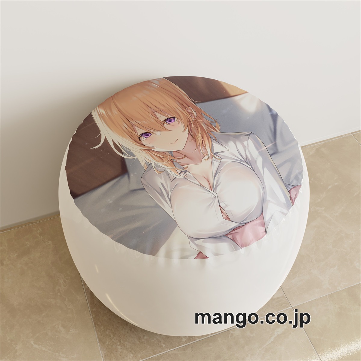 PVC ラウンドスツール【ご注文はうさぎですか】保登心愛 アニメ キャラクターグッズ PVC製 ラウンドスツール コレクション用