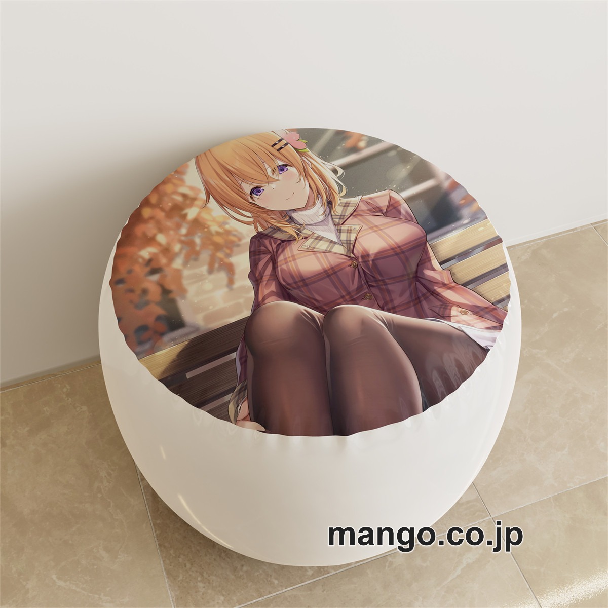 PVC ラウンドスツール【ご注文はうさぎですか】保登心愛 アニメ キャラクターグッズ PVC製 ラウンドスツール コレクション用 2