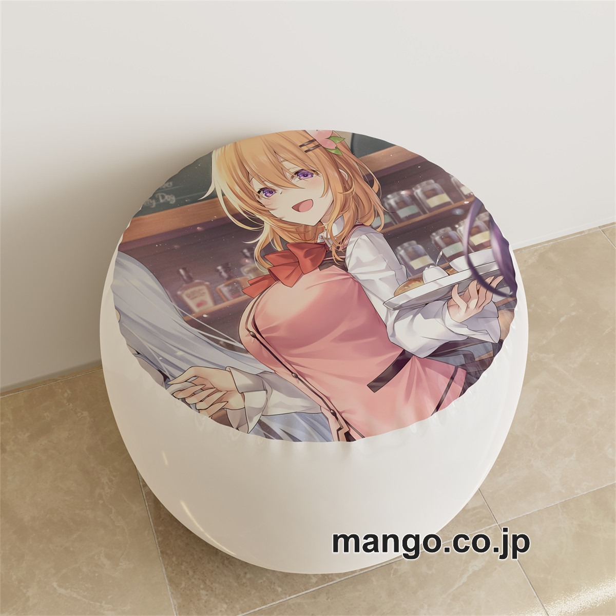 PVC ラウンドスツール【ご注文はうさぎですか】保登心愛 アニメ キャラクターグッズ PVC製 ラウンドスツール コレクション用 2