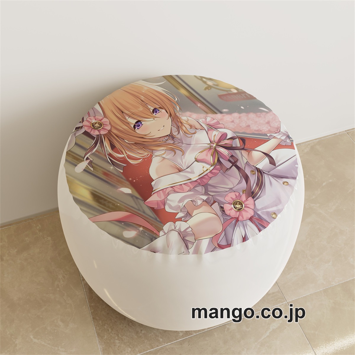 PVC ラウンドスツール【ご注文はうさぎですか】保登心愛 アニメ キャラクターグッズ PVC製 ラウンドスツール コレクション用