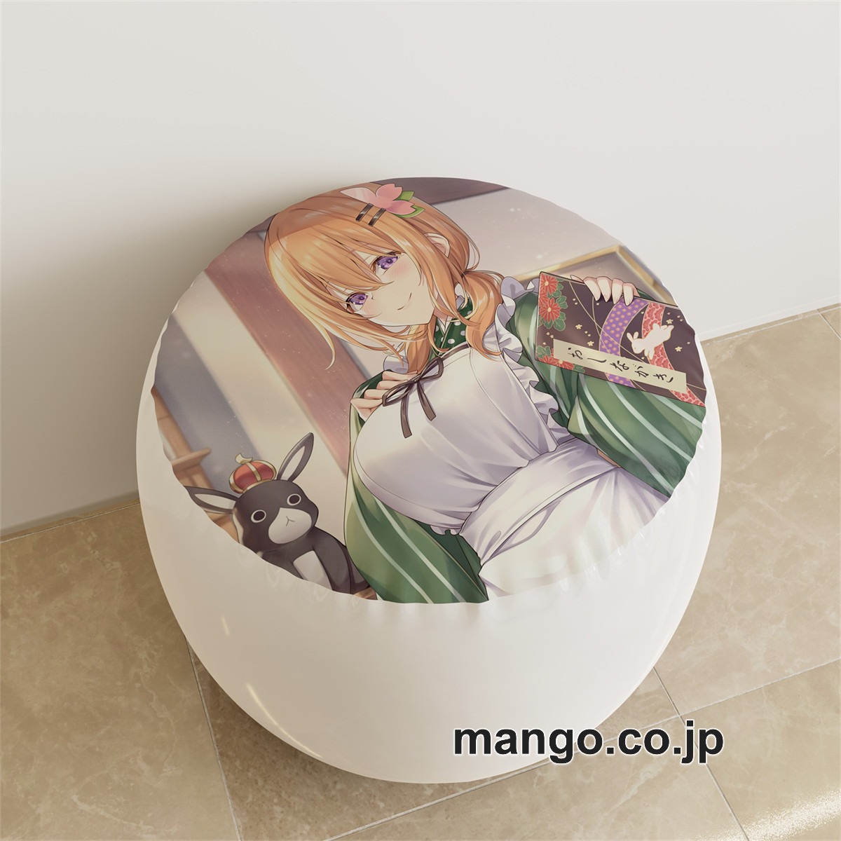 PVC ラウンドスツール【ご注文はうさぎですか】保登心愛 アニメ キャラクターグッズ PVC製 ラウンドスツール コレクション用 2