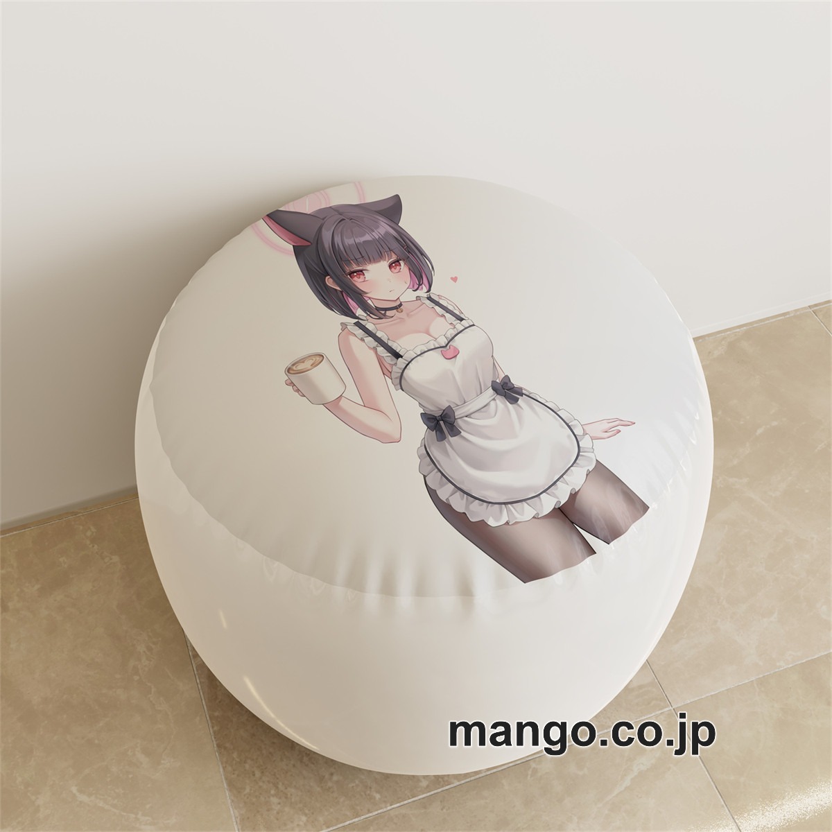 PVC ラウンドスツール【ブルーアーカイブ】杏山カズサ 一之瀬アスナ アニメ キャラクターグッズ PVC製 ラウンドスツール コレクション用