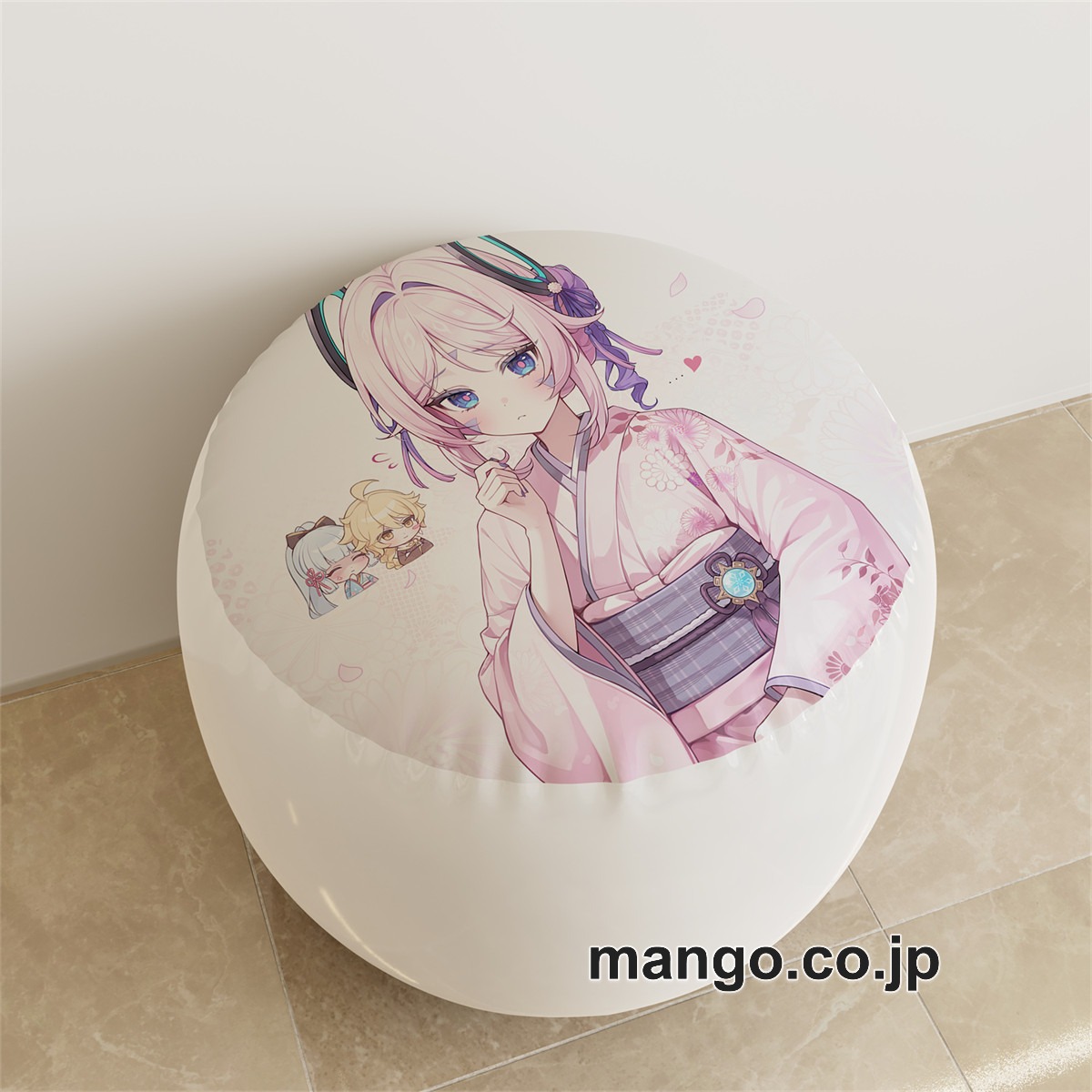 PVC ラウンドスツール【原神】シトラリ アニメ キャラクターグッズ PVC製 ラウンドスツール コレクション用