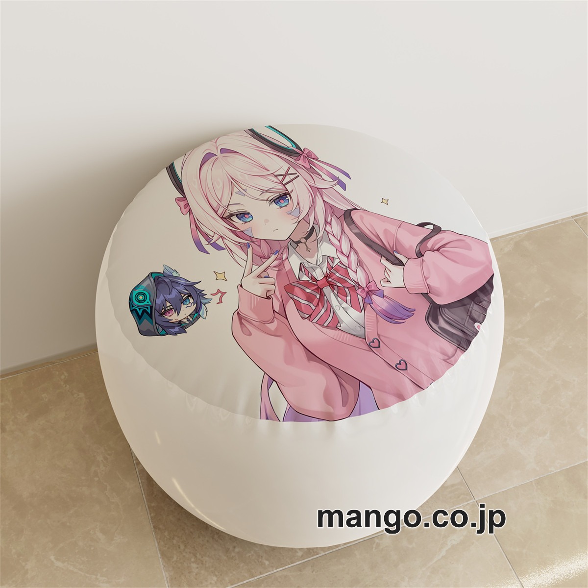 PVC ラウンドスツール【原神】シトラリ アニメ キャラクターグッズ PVC製 ラウンドスツール コレクション用 2