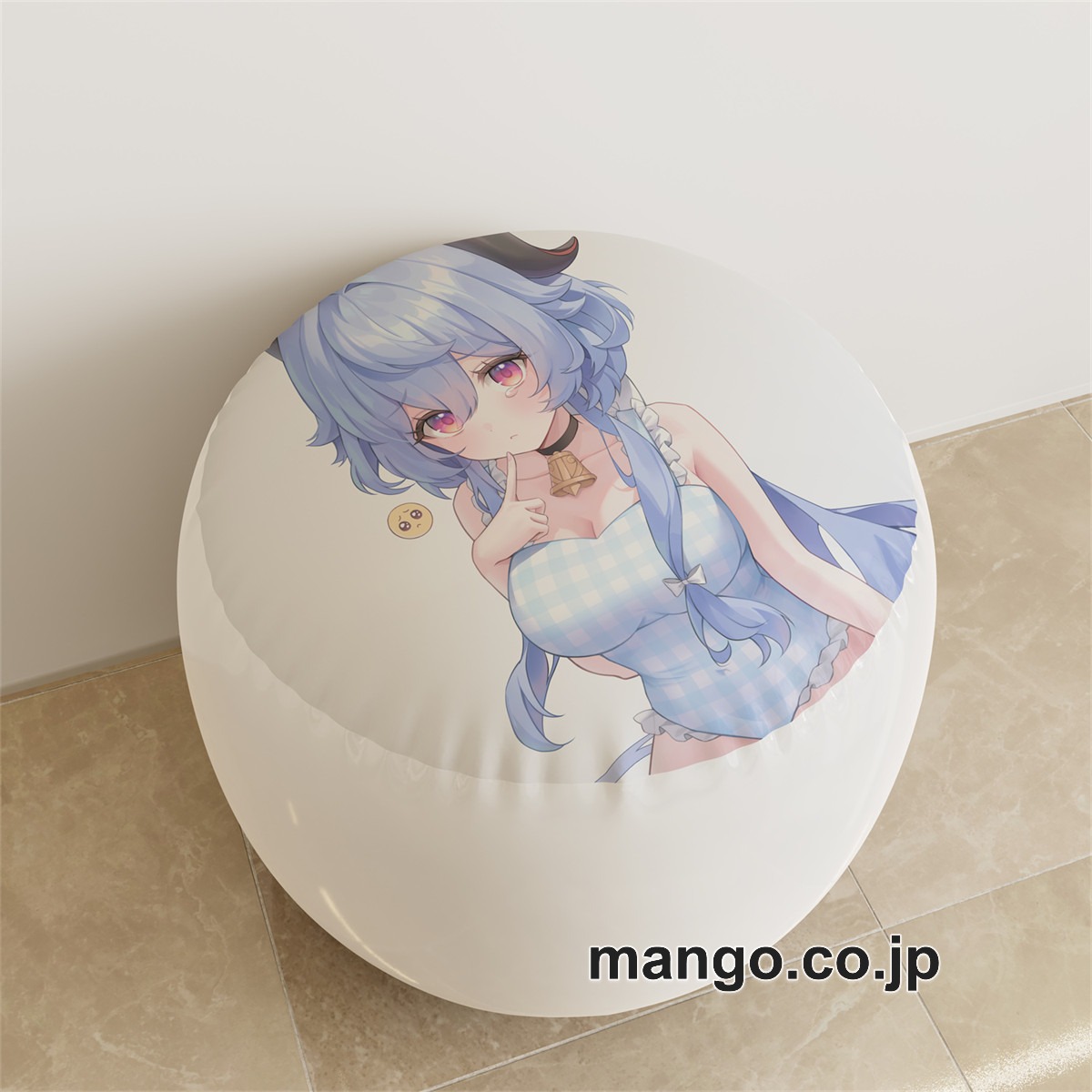 PVC ラウンドスツール【原神】甘雨 アニメ キャラクターグッズ PVC製 ラウンドスツール コレクション用