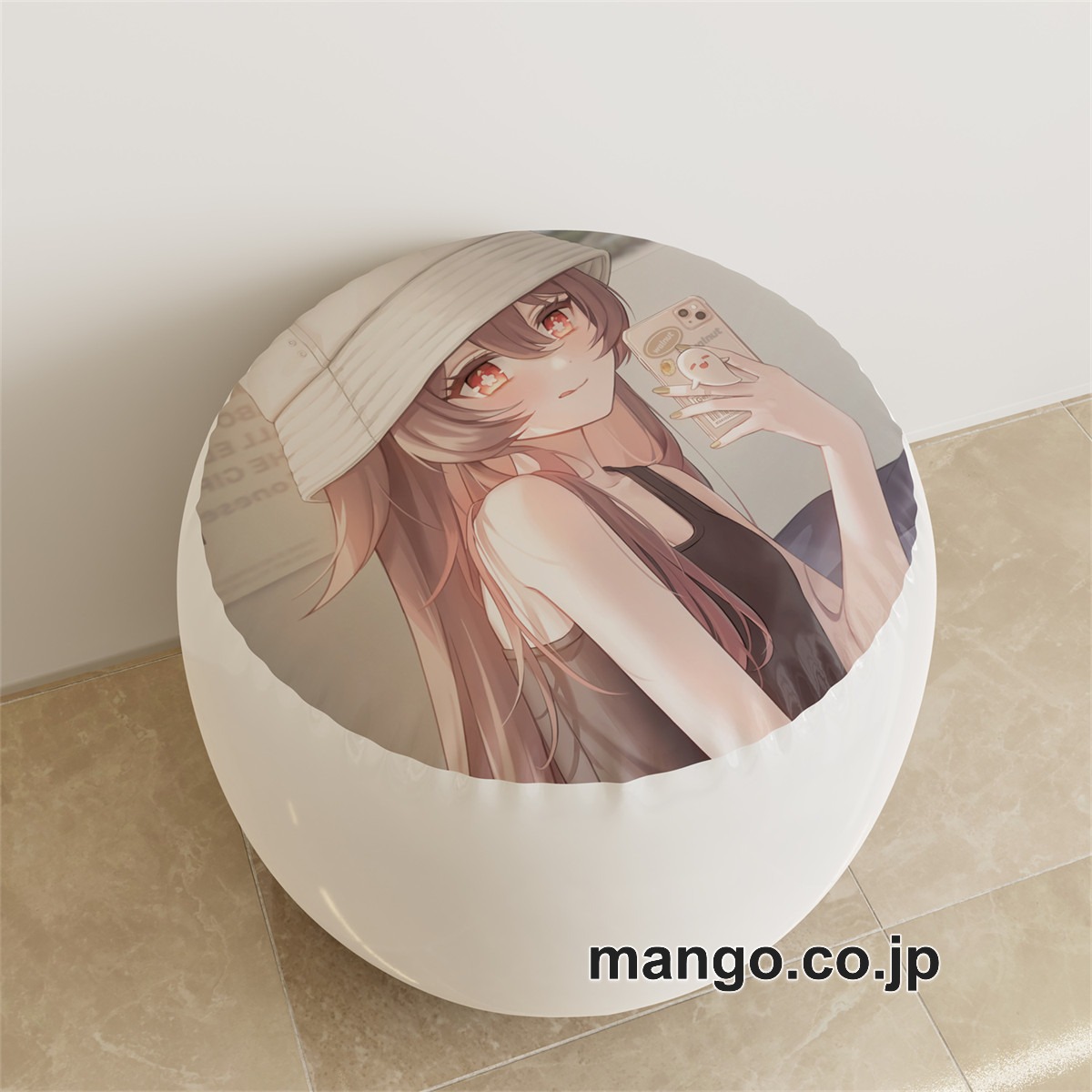 PVC ラウンドスツール【原神】胡桃 アニメ キャラクターグッズ PVC製 ラウンドスツール コレクション用 2
