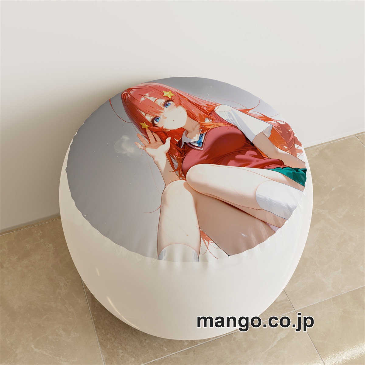 PVC ラウンドスツール【五等分の花嫁】中野五月 アニメ キャラクターグッズ PVC製 ラウンドスツール コレクション用 2