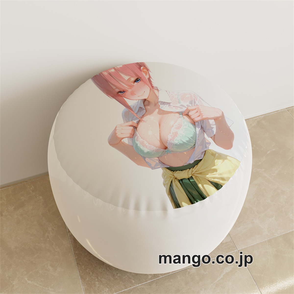 PVC ラウンドスツール【五等分の花嫁】中野一花 アニメ キャラクターグッズ PVC製 ラウンドスツール コレクション用 2