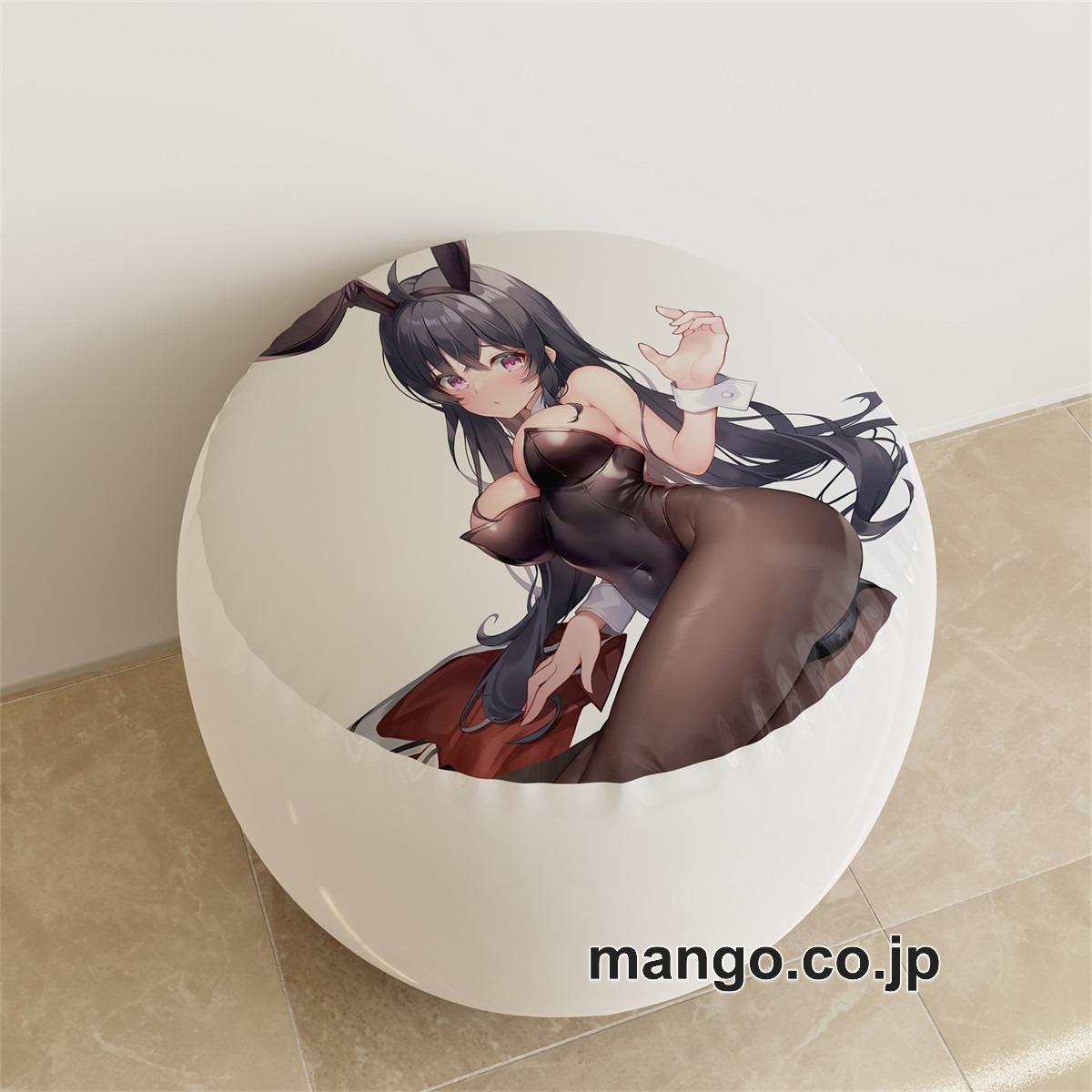 PVC ラウンドスツール【オリジナル】バニーガール アニメ キャラクターグッズ PVC製 ラウンドスツール コレクション用