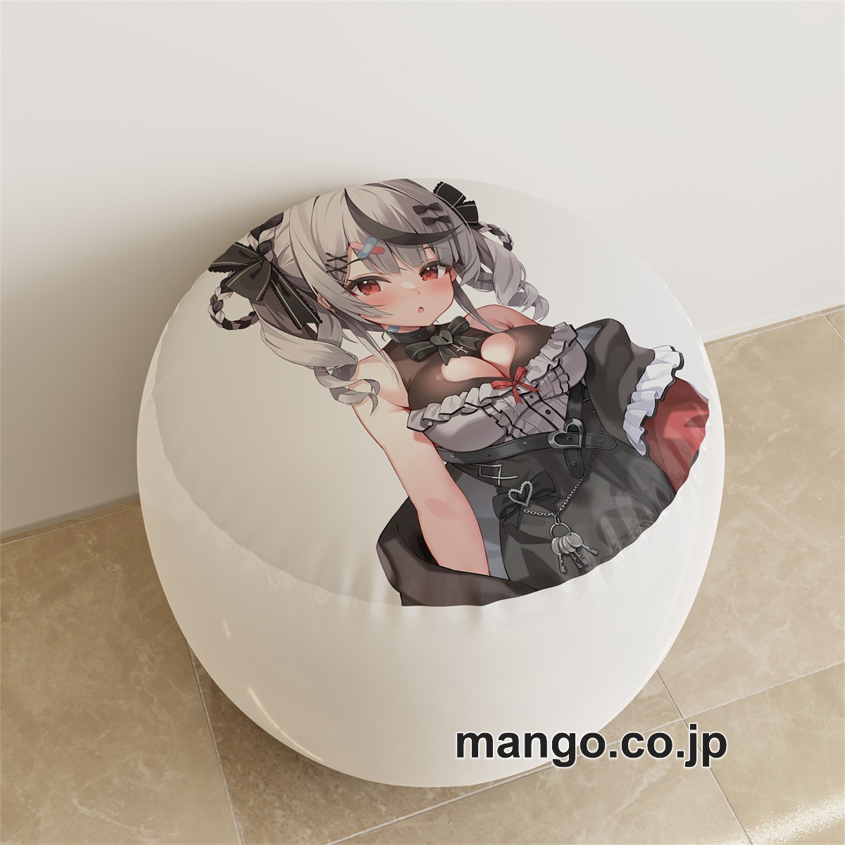PVC ラウンドスツール【バーチャルYouTuber】沙花叉クロエ アニメ キャラクターグッズ PVC製 ラウンドスツール コレクション用