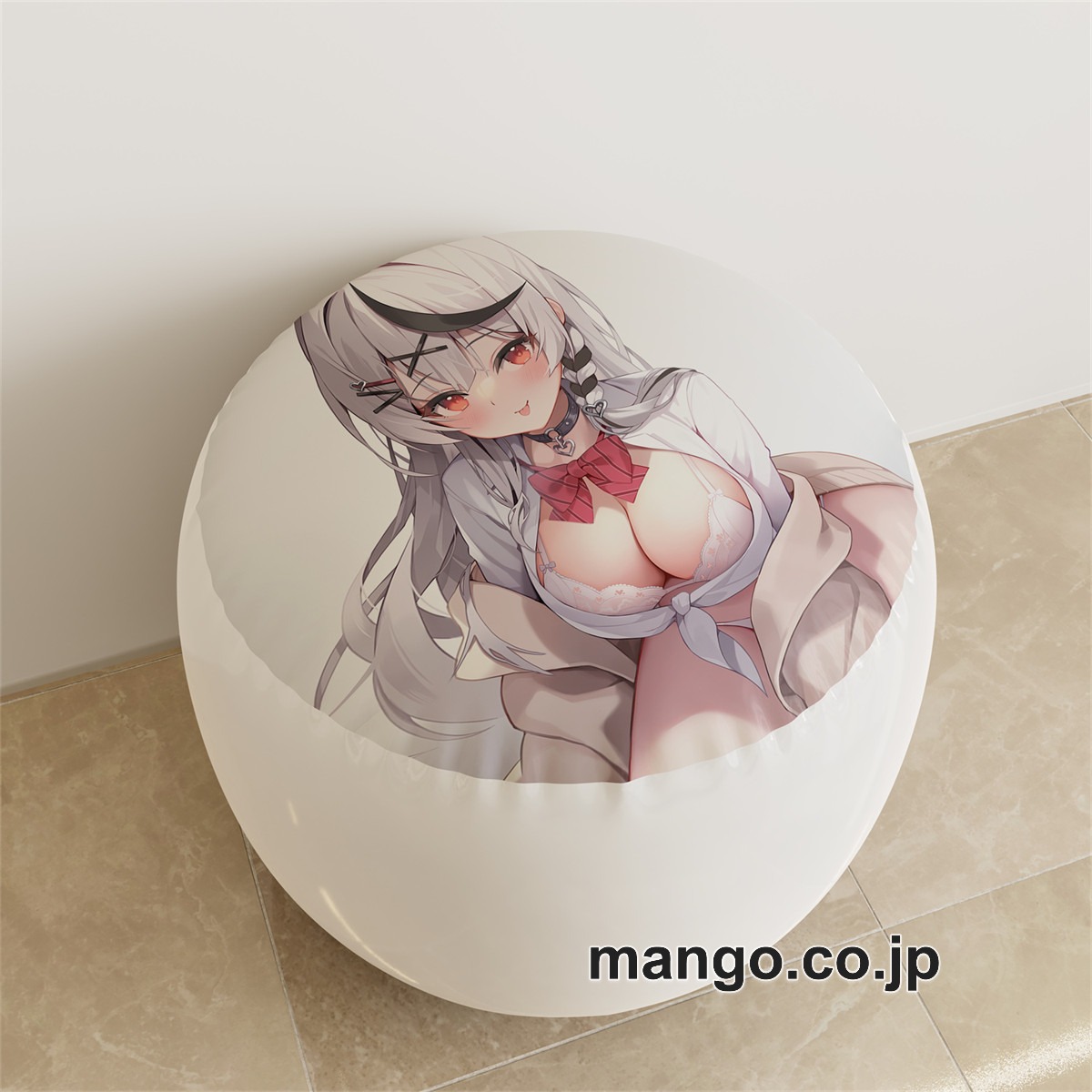 PVC ラウンドスツール【バーチャルYouTuber】沙花叉クロエ アニメ キャラクターグッズ PVC製 ラウンドスツール コレクション用 2