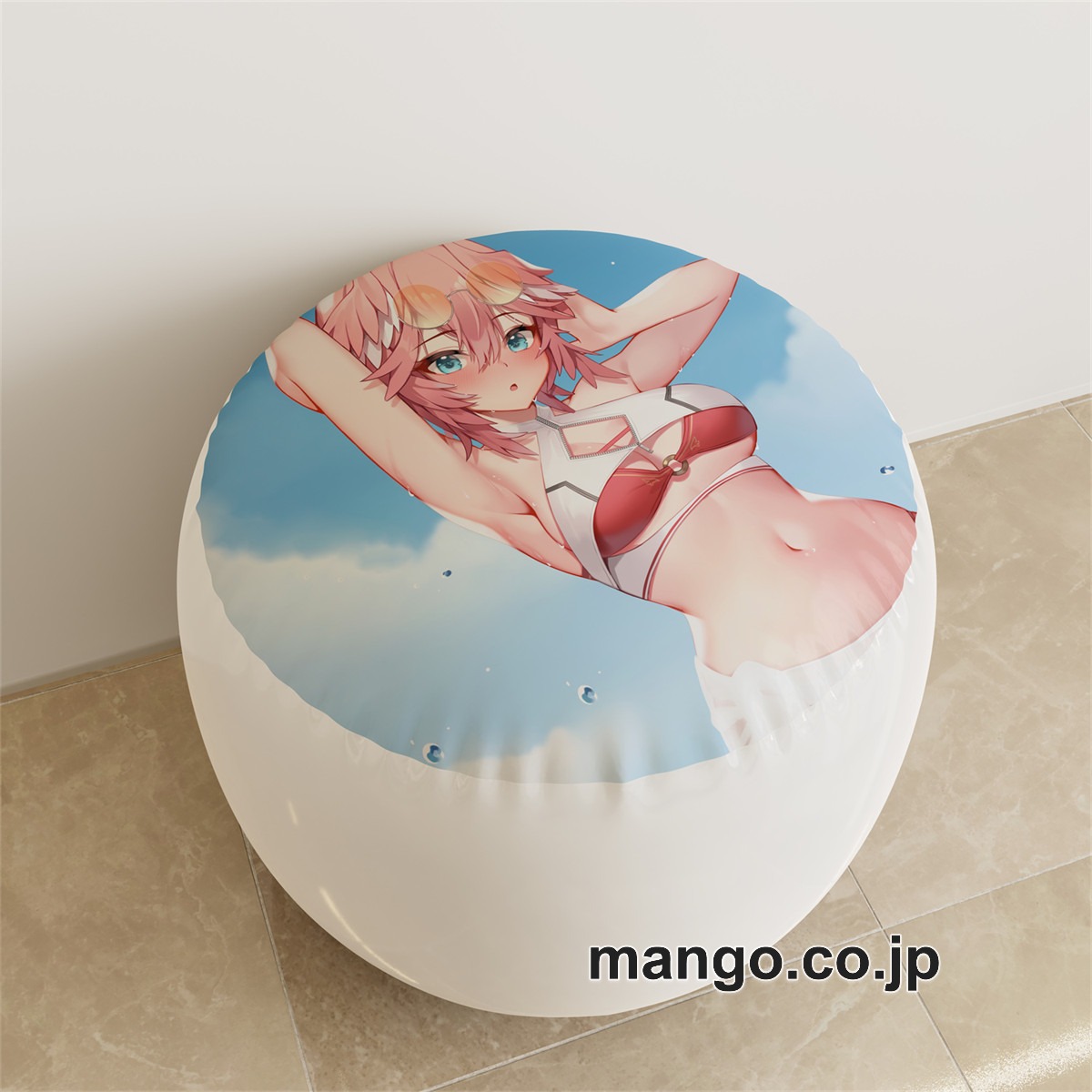 PVC ラウンドスツール【バーチャルYouTuber】雪花ラミィ 鷹嶺ルイ アニメ キャラクターグッズ PVC製 ラウンドスツール コレクション用 2