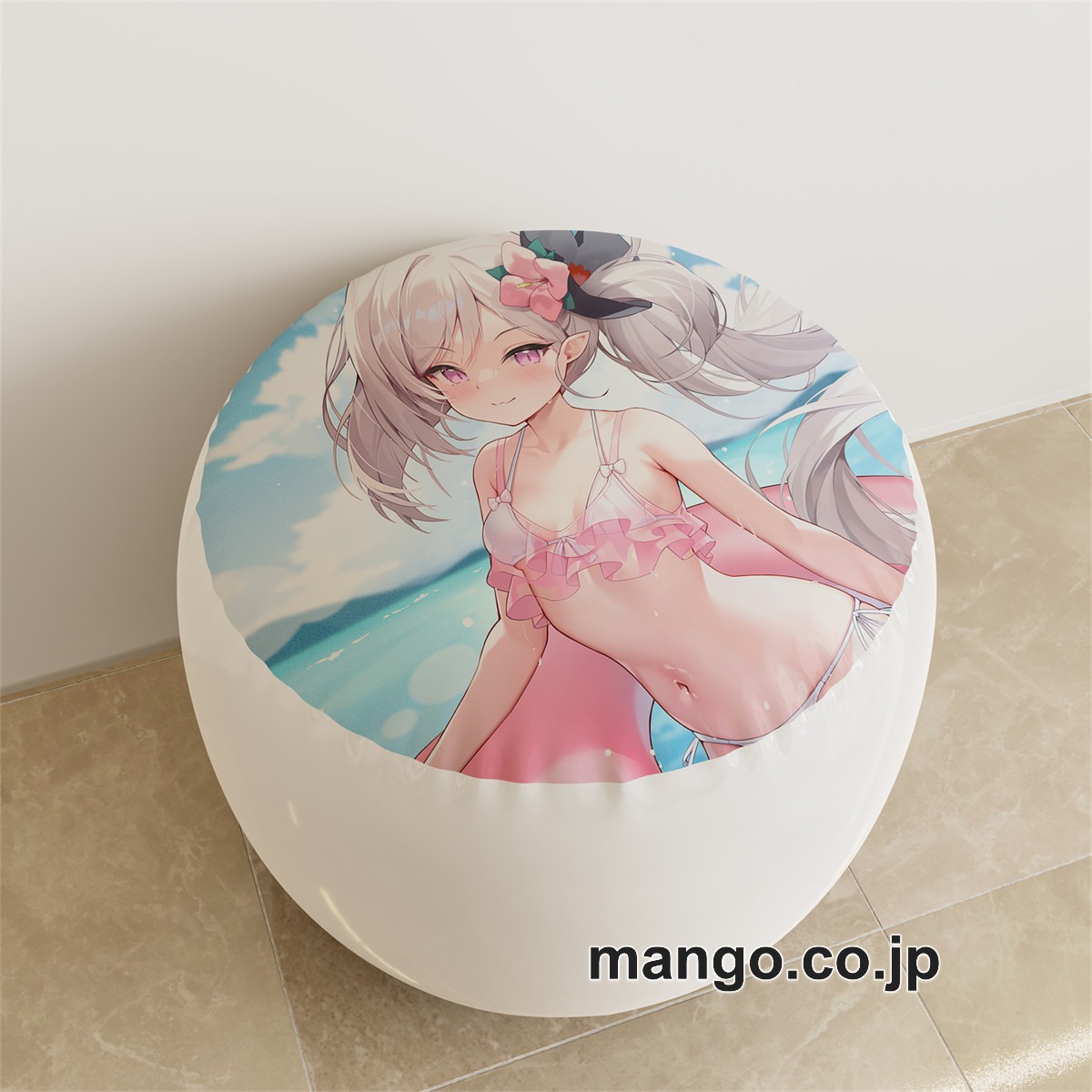 PVC ラウンドスツール【ブルーアーカイブ】浦和ハナコ 浅黄ムツキ アニメ キャラクターグッズ PVC製 ラウンドスツール コレクション用 2
