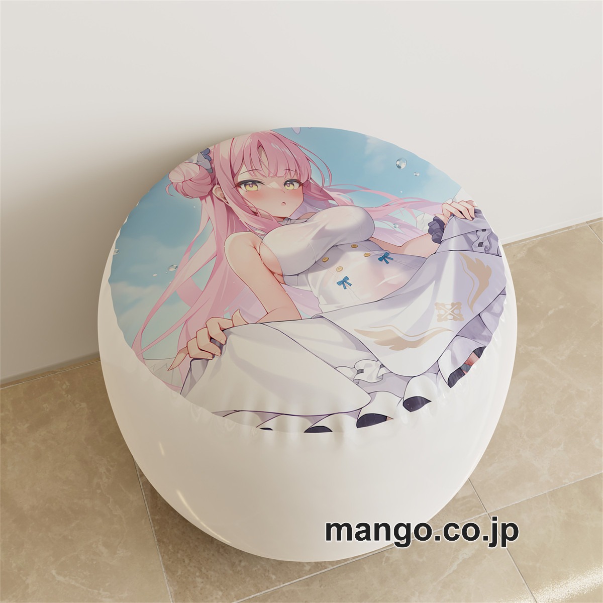 PVC ラウンドスツール【ブルーアーカイブ】聖園ミカ アニメ キャラクターグッズ PVC製 ラウンドスツール コレクション用 2