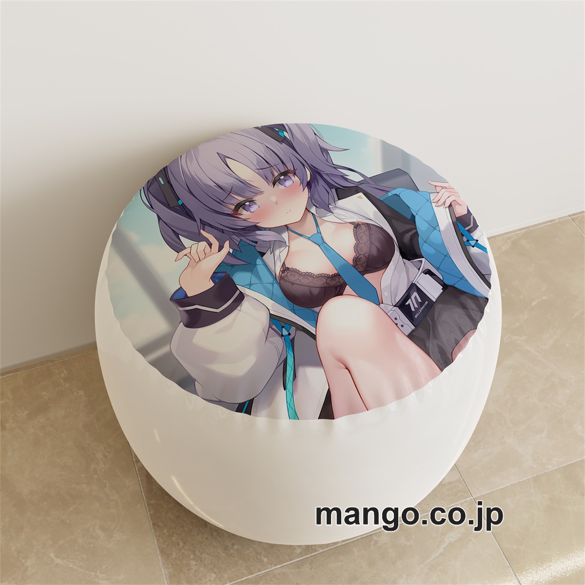 PVC ラウンドスツール【ブルーアーカイブ】早瀬ユウカ アニメ キャラクターグッズ PVC製 ラウンドスツール コレクション用 2