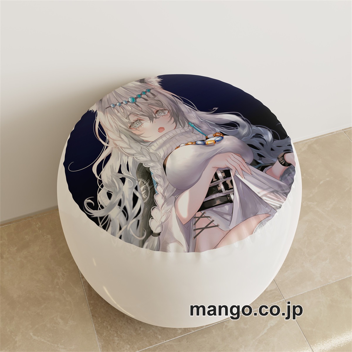 PVC ラウンドスツール【アークナイツ】プラマニクス モスティマ アニメ キャラクターグッズ PVC製 ラウンドスツール コレクション用