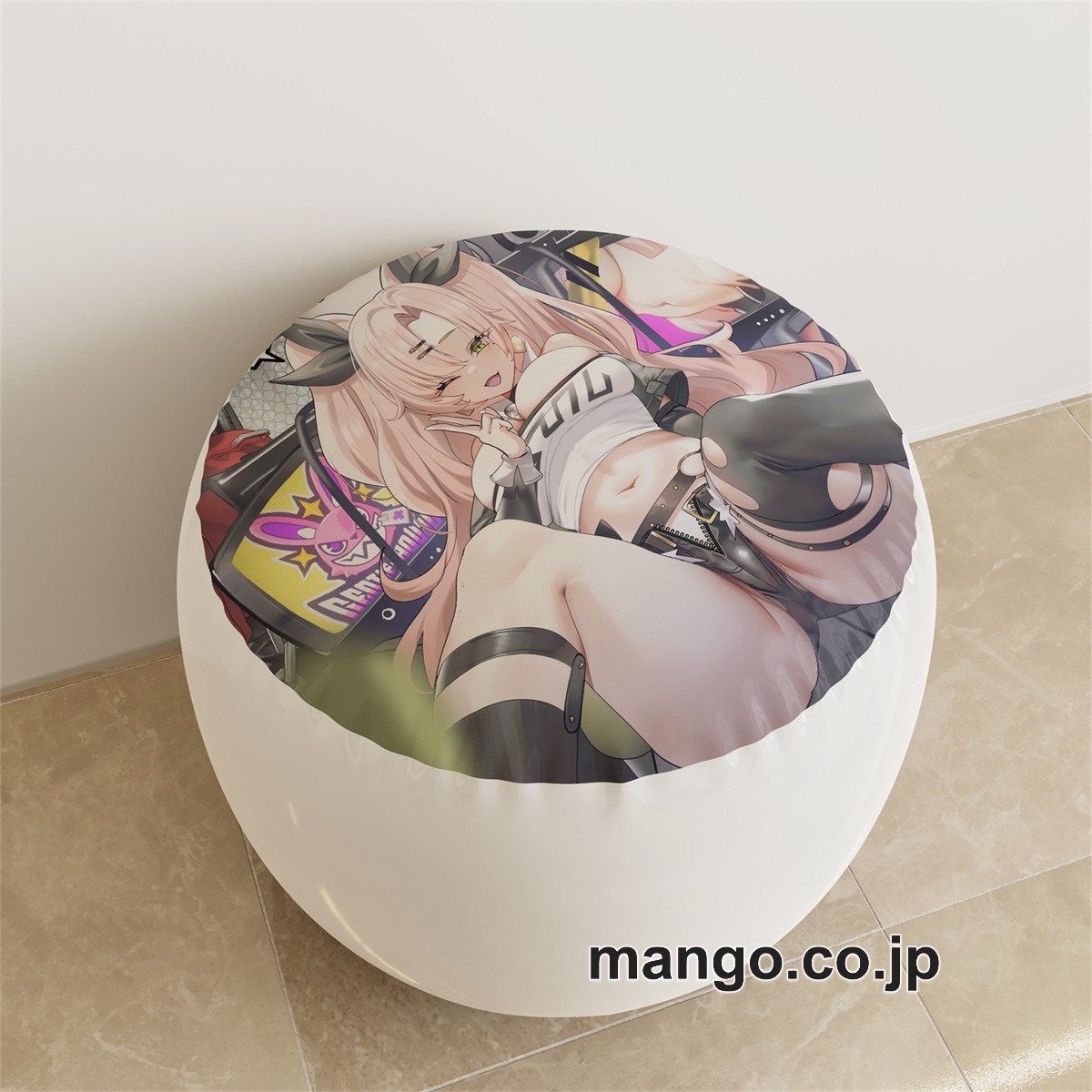 PVC ラウンドスツール【ZenlessZoneZero】グレース・ハワード ニコ・デマラ アニメ キャラクターグッズ PVC製 ラウンドスツール コレクション用 2