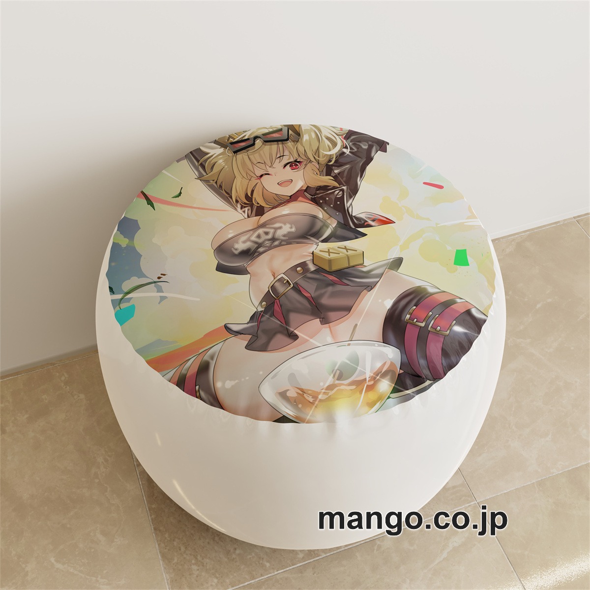 PVC ラウンドスツール【ZenlessZoneZero】バーニス・ホワイト ルシアーナ アニメ キャラクターグッズ PVC製 ラウンドスツール コレクション用