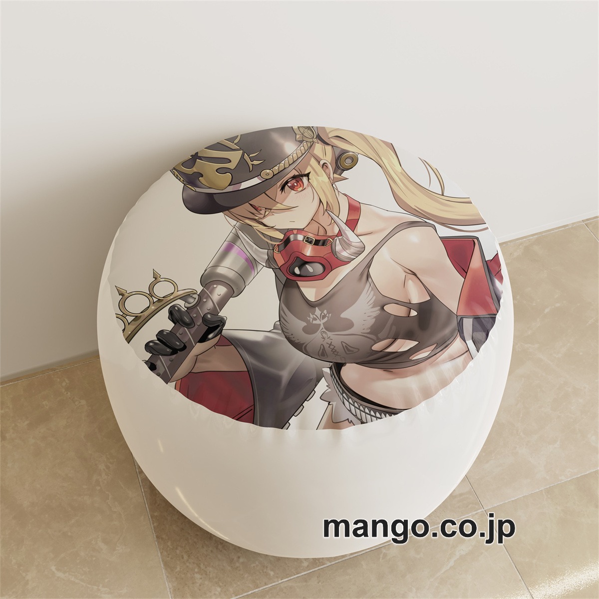 PVC ラウンドスツール【ZenlessZoneZero】バーニス・ホワイト ルシアーナ アニメ キャラクターグッズ PVC製 ラウンドスツール コレクション用 2